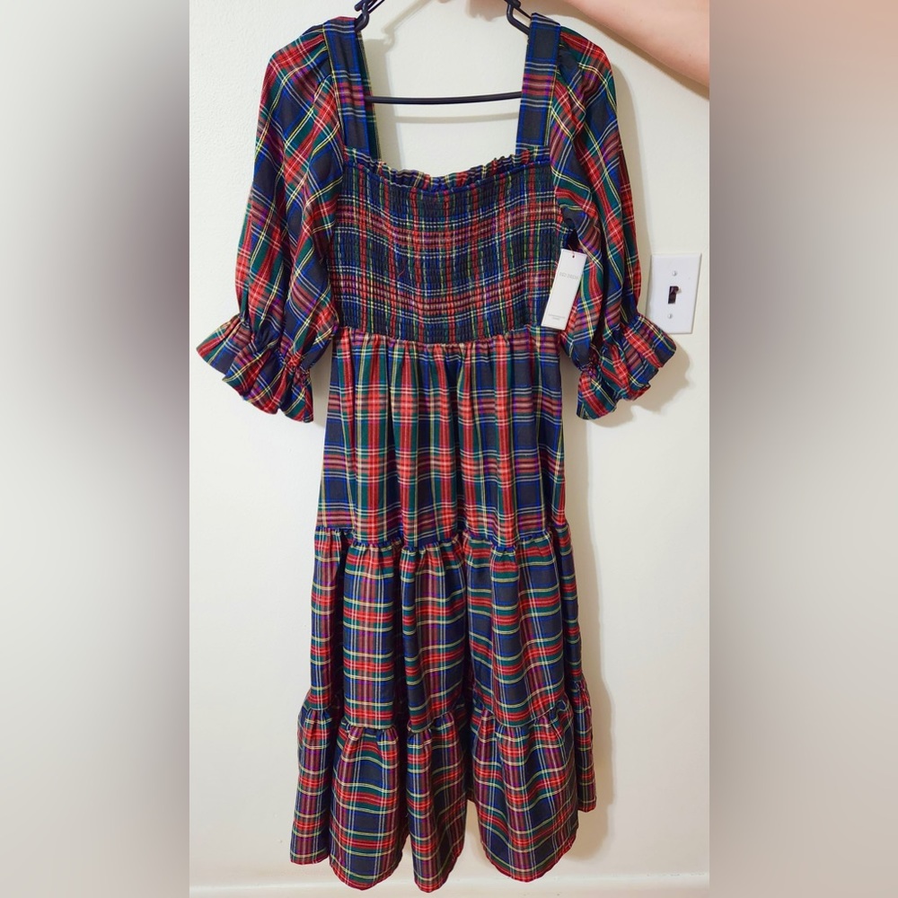 Christmas Plaid Aura Dress